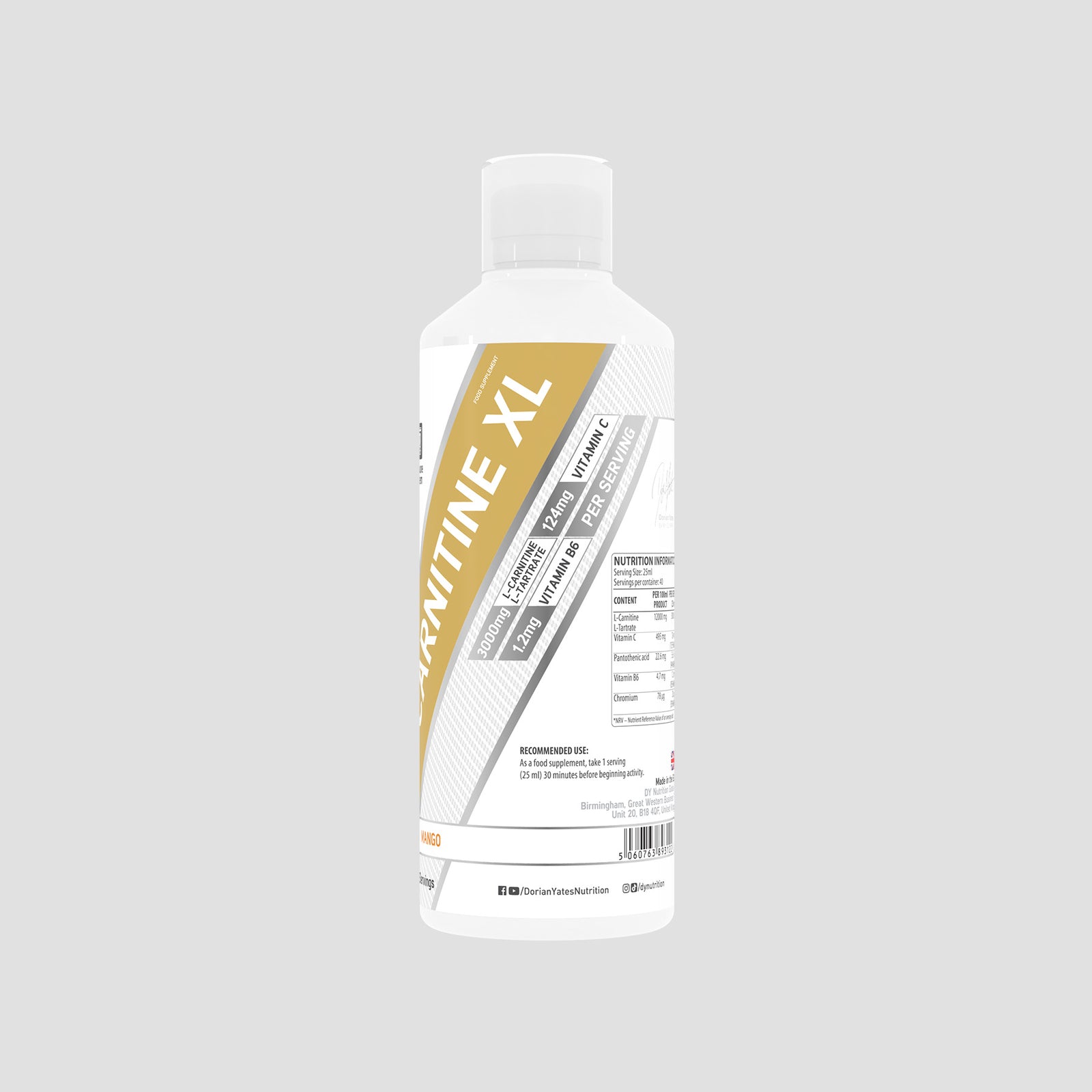 L-Carnitine XL DY Nutrition Worldwide L-Carnitine XL DY Nutrition Worldwide