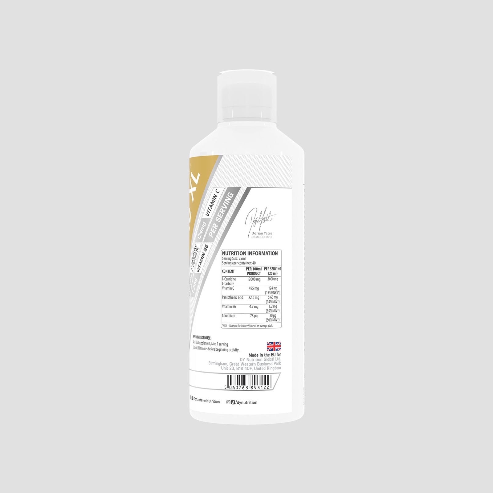 L-Carnitine XL  DY Nutrition Worldwide