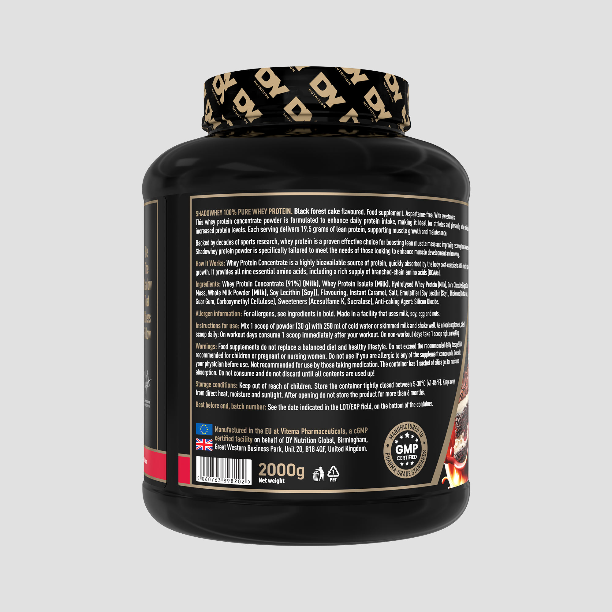 Shadowhey 100% Pure Whey Protein – DY Nutrition Worldwide
