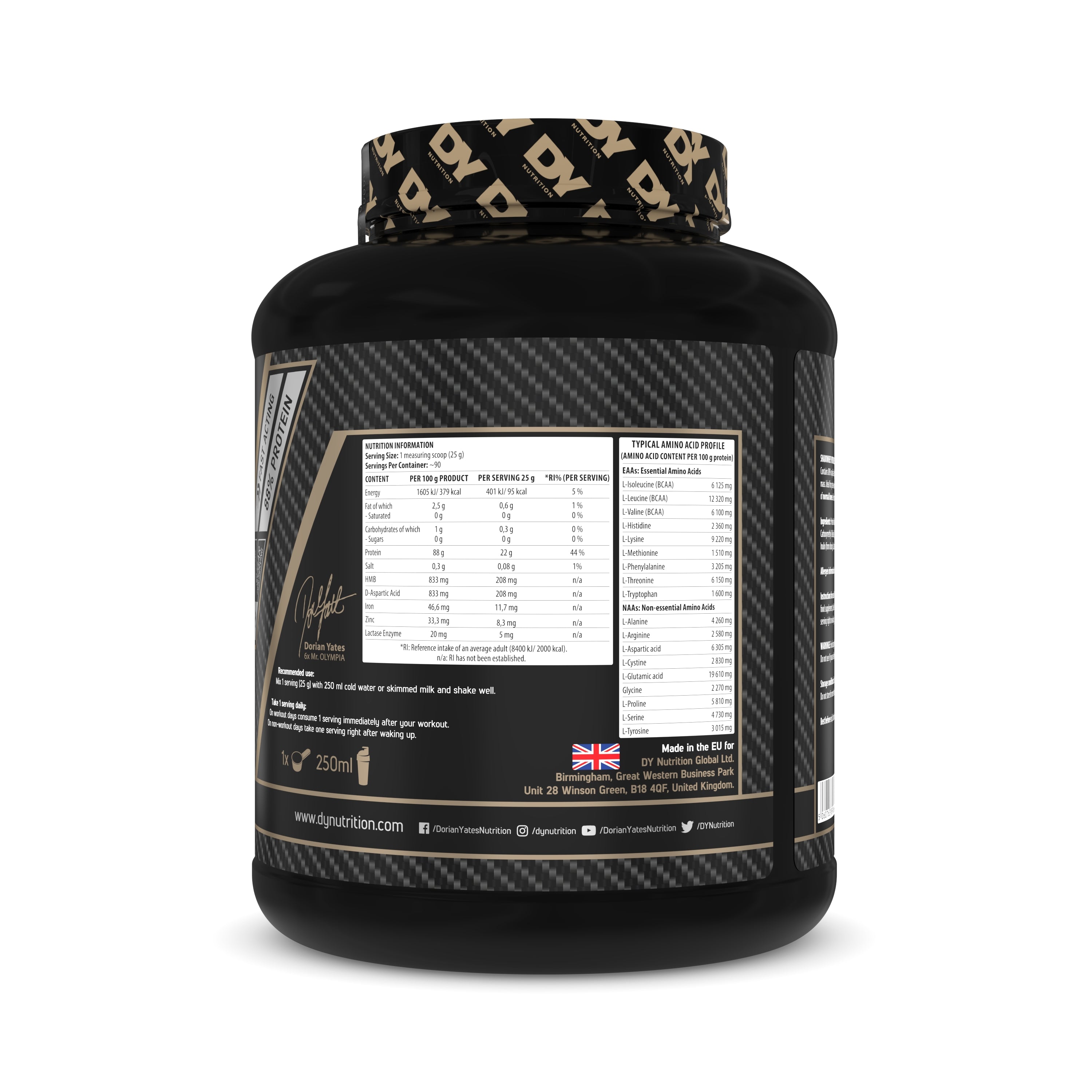 Whey Protein Shadowhey Hydrolyzed 2.27Kg DY Nutrition – DY Nutrition ...